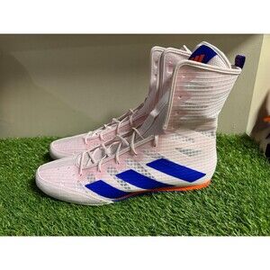 Adidas Box Hog 4 Boxing Training Shoes Men Size 13 Pink/Blue IH2733 BRAND NEW
